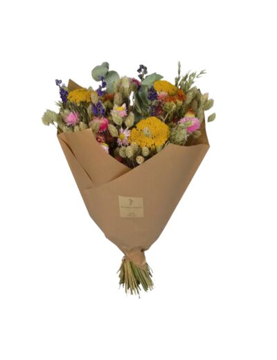 Bouquet fleurs séchées - Multi couleurs