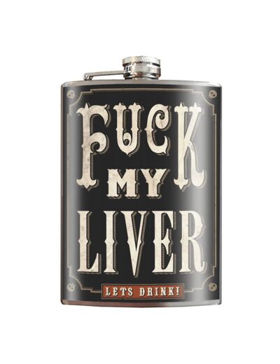 Flasque Fck My Liver TRIXIE & MILO
