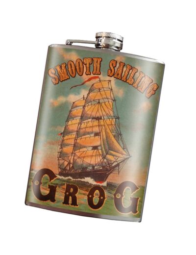 Flasque Smooth Sailing Grog TRIXIE & MILO