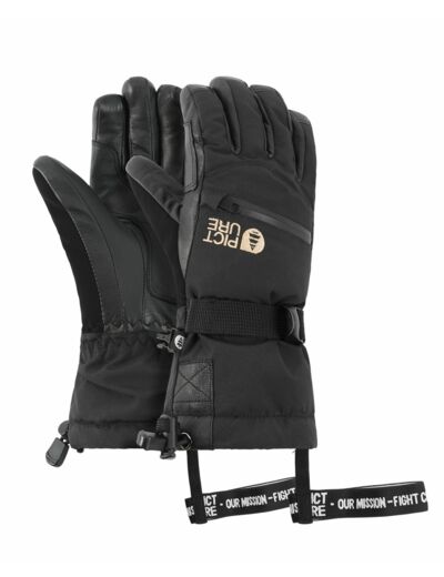 Gant de ski palmer gloves  - black