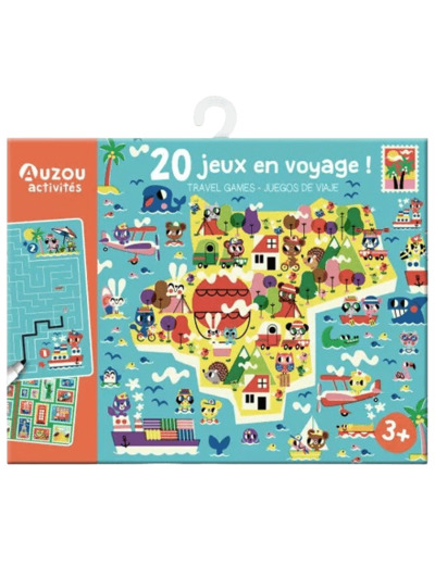 20 petits jeux - En voyage ! - Livre d'activités