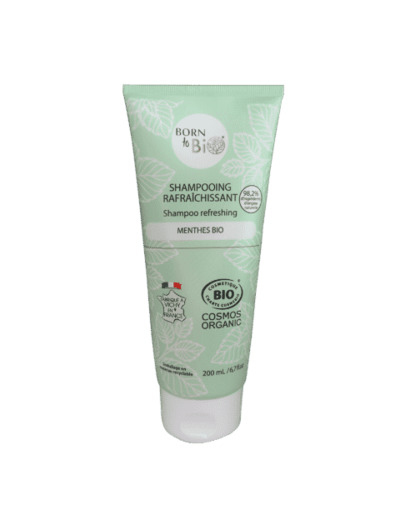 Shampooing rafraîchissant bio - menthe verte - Born to Bio