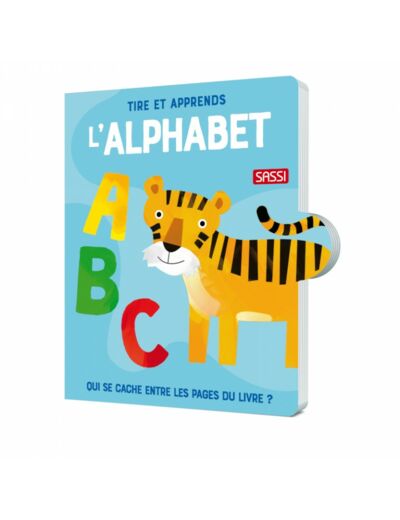 Livre tire et apprend l'alphabet - Sassi