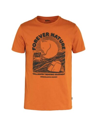 T-Shirt Homme Equipment 207/Sunset Orange FJÄLLRÄVEN