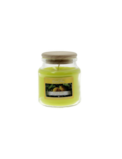 Bougie Cire Colorée 145 g Citron Basilic