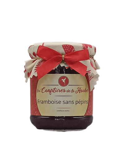 Confiture extra Framboise sans pépins - Les confitures de la Hoube