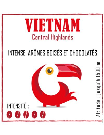 Café Vietnam moulu 250 grs - Brulerie des récollets