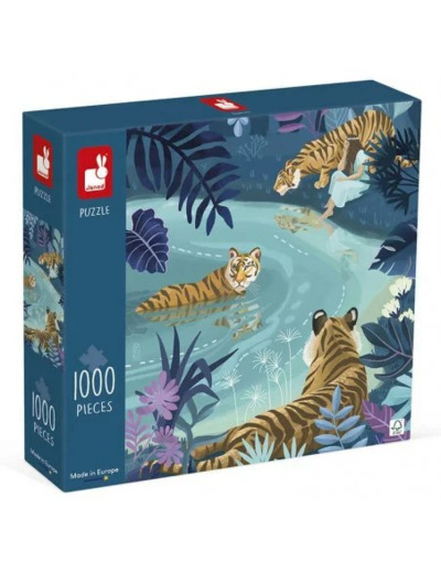 Puzzle Tigres Au Clair De Lune - 1000 Pcs - Janod