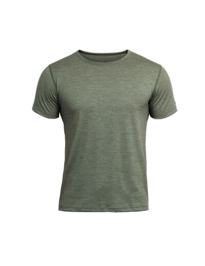 T-Shirt Mérinos Breeze Man 150 Lichen Melange DEVOLD