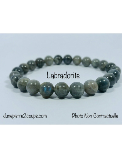 Bracelet Labradorite  8mm