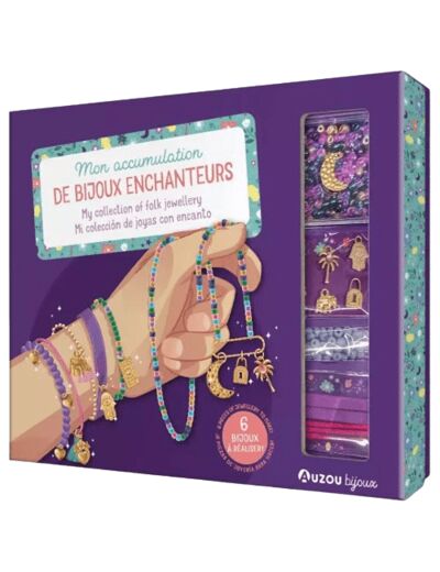 Ma boîte à bijoux - mon accumalation de bijoux enchanteurs - Auzou