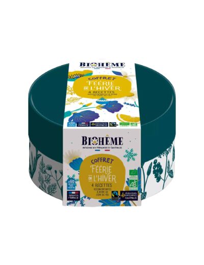 Coffret Infusions Féérie de l'hiver - 60 infusettes - Biohême