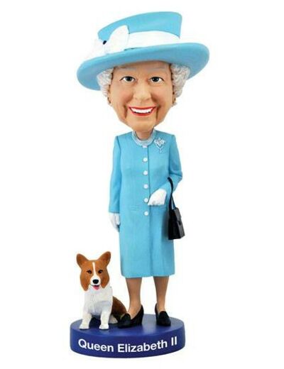 Queen Elizabeth II Bobble Head 20 cm ROYAL BOBBLES