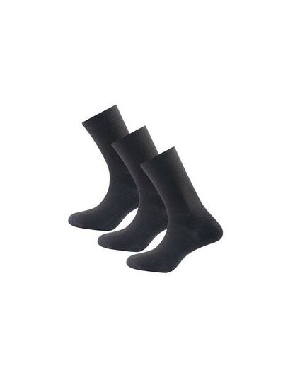 Chaussettes Daily Merino Light Black Mix 41/46 DEVOLD