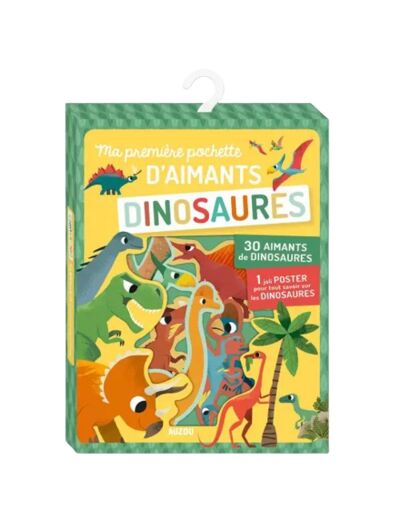 Les dinosaures - ma pochette d aimants - Auzou