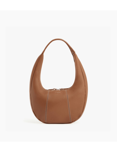 Sac hobo moyen modèle Juliette en cuir grainé