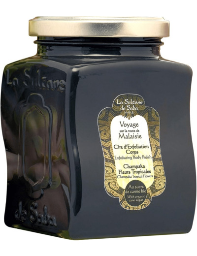 La Sultane de Saba - Cire d'Exfoliation Champaka Fleurs Tropicales 300 gr - Voyage sur la route de Malaisie