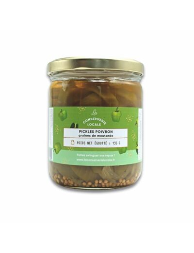Pickles Poivron Graines de Moutarde 135g