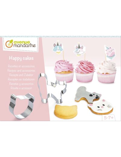 Happy Cakes Chats - Boite créative - Avenue Mandarine