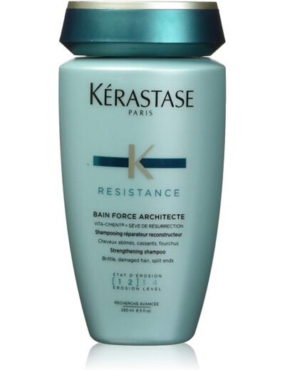 Kerastase - Gamme Résistance - Shampooing reconstructeur de matière pour les cheveux très affaiblis - 250ml