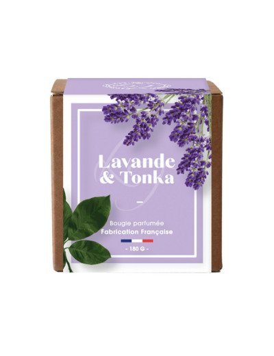 Bougie Végétale 180 g Duo Lavande & Tonka