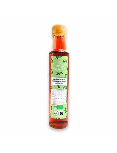 Macération de Vinaigre de Cidre au Thym BIO 25cl