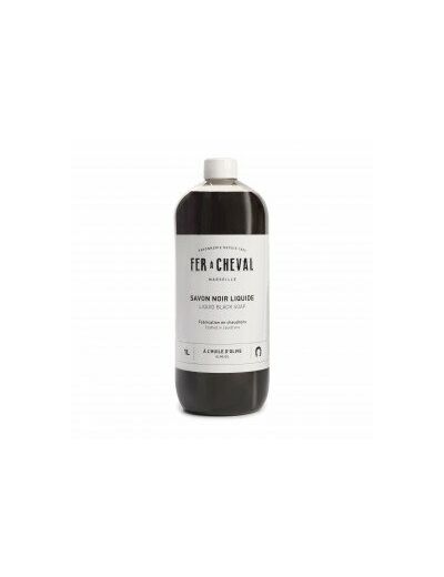 Savon Noir Liquide - 1 l - Made in France - Fer à Cheval