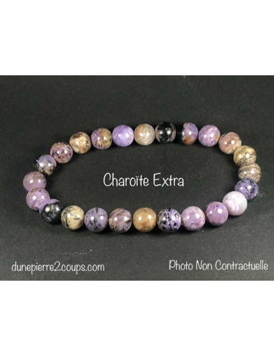 Bracelet Charoïte 8mm