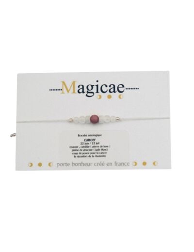 Bracelet porte bonheur signe astro - Cancer - Magicae