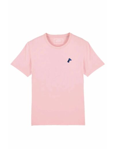 Girafon Bleu - T-shirt Logo Rose
