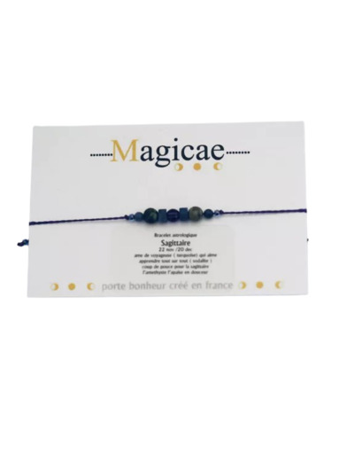 Bracelet porte bonheur signe astro - Sagittaire - Magicae