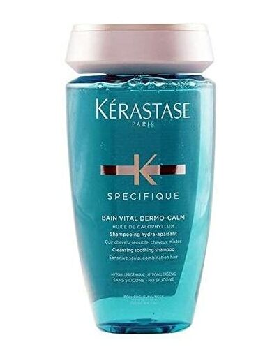 Kerastase - Gamme Spécifique - Bain Vital Dermo-Calm - Hydrate et apaise les cuirs chevelus sensibles - Conçu pour les cheveux normaux - 250ml