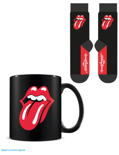 THE ROLLING STONES - Tongue - Mug 315ml et Chaussettes 41-45