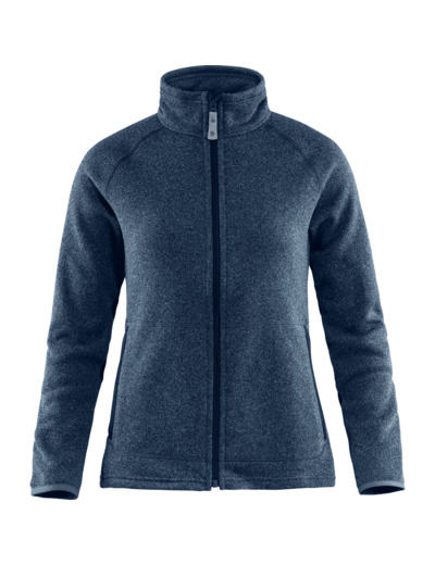 Veste Polaire Femme Övik Fleece Zip Sweater 560/Navy FJÄLLRÄVEN