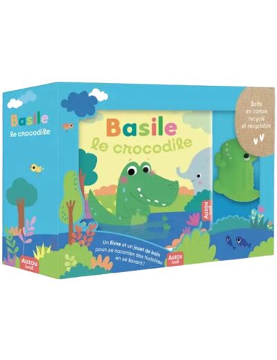 Mon premier livre de bain - Basile le crocodile - Auzou
