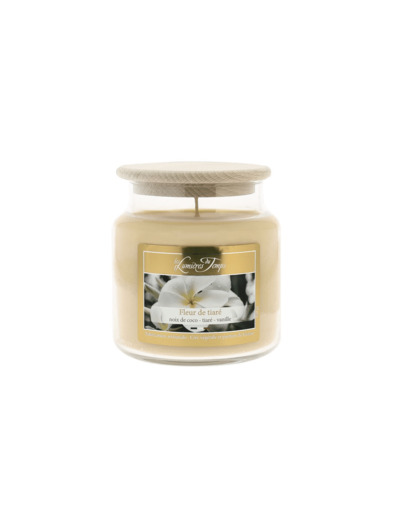 Bougie Cire Colorée 430 g Fleur de Tiaré