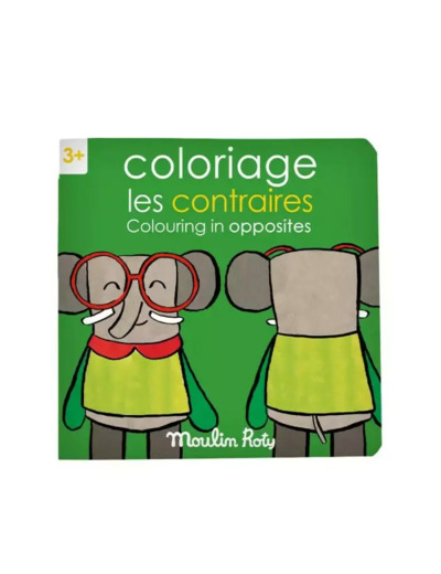 FREN  Cahier de coloriage Les contraires Les Popipop  20p