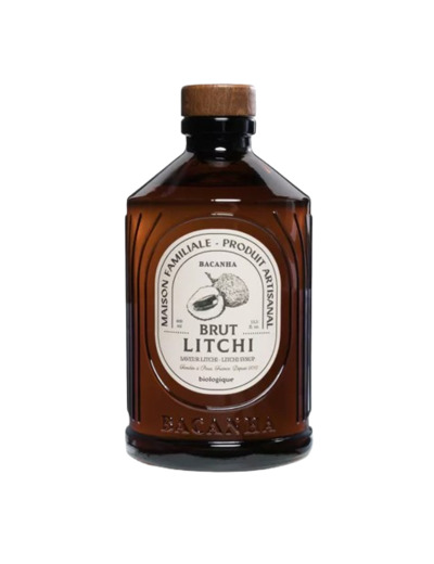 Sirop de litchi brut bio - Bacanha