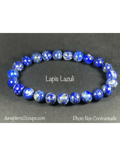 Bracelet Lapis Lazuli 8mm