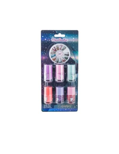 Set vernis pour enfants - Nail art galaxy - Martinelia