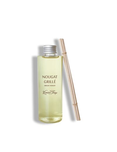 Recharge (Avec Rotins) pour Diffuseur de parfums 200 ml Nougat grillé