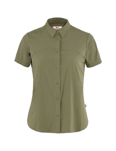 Chemise Femme High Coast Lite Shirt 620/Green FJÄLLRÄVEN