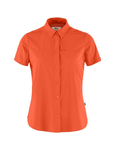 Chemise Femme High Coast Lite Shirt 333/Rowan Red FJÄLLRÄVEN