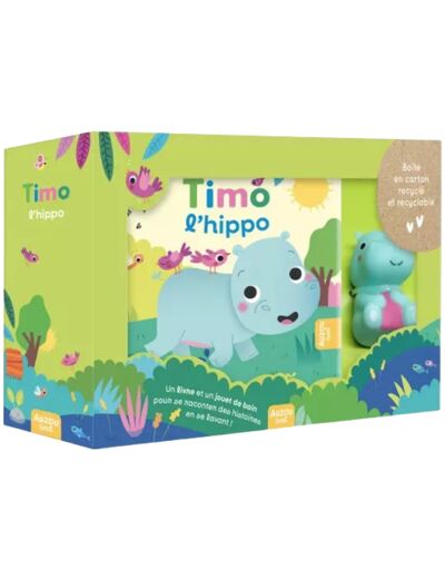 Mon premier livre de bain - Timo l'hippo - Auzou