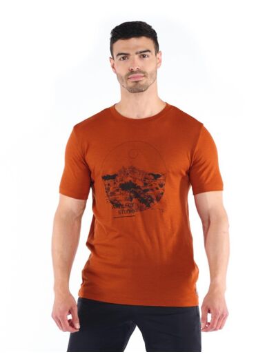 T-Shirt Mérinos Homme Utilitee Desert Brick ARTILECT