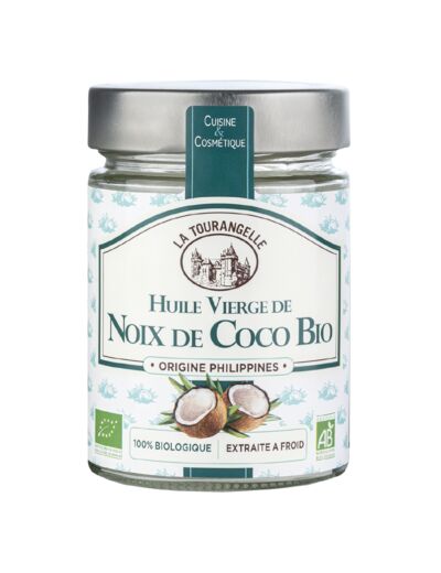 Huile Vierge de Noix de Coco bio - La Tourangelle