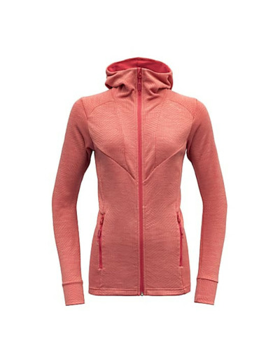 Gilet Mérinos Aksla Woman Poppy DEVOLD