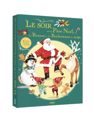 Recueil de contes - Le soir avec le père noël - Auzou