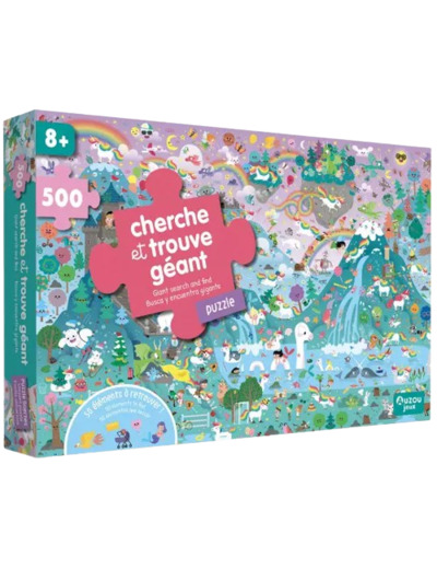 Puzzle - Cherche et trouve géant - Auzou