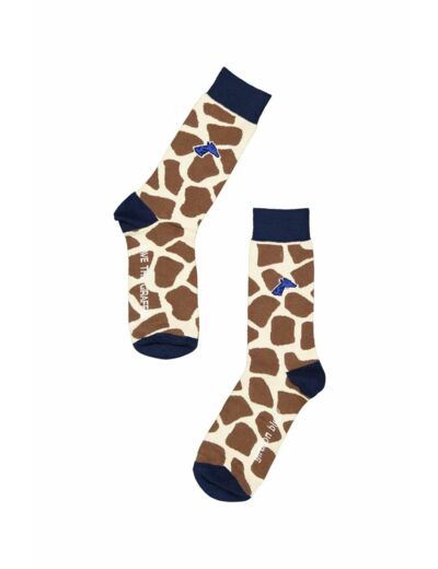 Girafon Bleu - Chaussettes Girafes